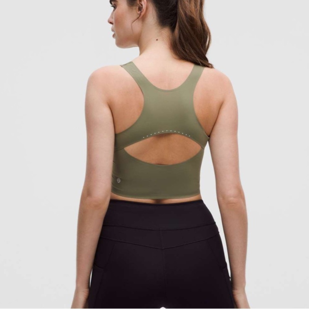 NWT Lululemon Fast and Free Tank Top *Light Bay Leaf
